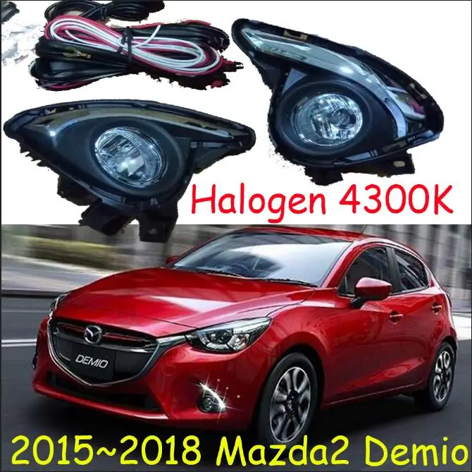 1 комплект туман светильник для Mazda 2 Mazda2 Demio галогенные светильник день Святого светильник тумана светильник - Цвет: Picture