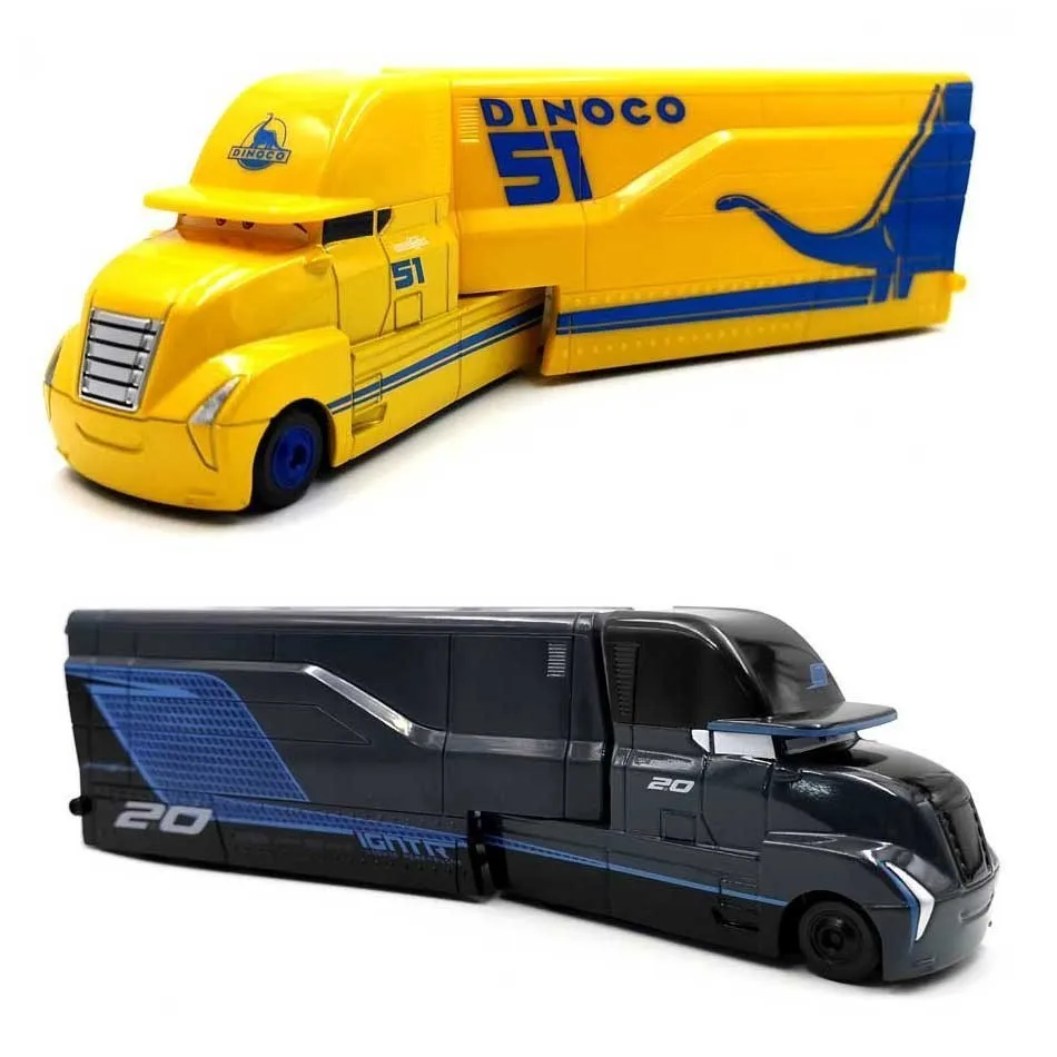 Disney Pixar Cars 2 Toys Lightning McQueen Mack Truck The King 1:55 Diecast Metal Alloy Modle Figures Toys Gifts For Children