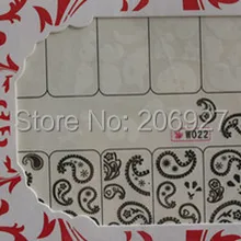 2 шт. W022 Nail Art воды Наклейка водные для ногтей Стикеры