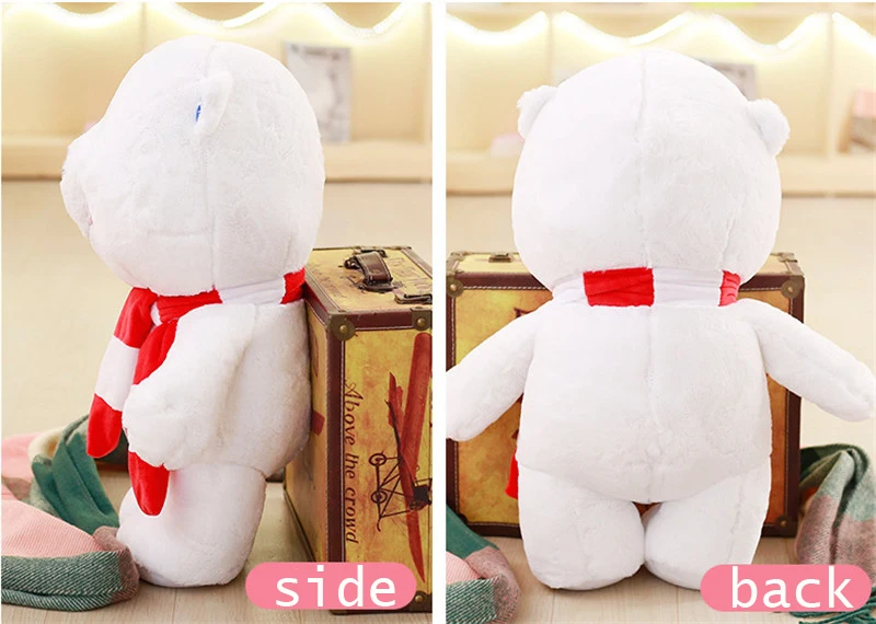stuffed plush white bear toy7