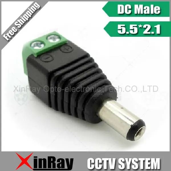 bilder für Großhandel 100 teile/los dc strom männlich jack zu 2 leiter verschraubte stecker für cctv kamera netzteil aaccessories ac14w bilder für Großhandel 100 teile/los dc strom männlich jack zu 2 leiter verschraubte stecker für cctv kamera netzteil aaccessories ac14w