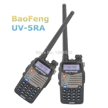 2-pcs Baofeng UV-5RA Walkie Talkie Black Dual Band VHF/UHF Baofeng UV 5ra Portable Amateur Ham Two Way Radio With Free Shipping