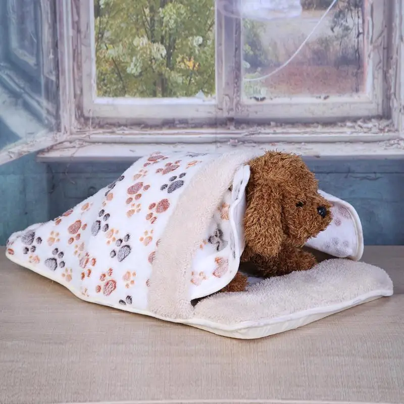 Pet House Dog Bed Foldable Soft Autumn Winter Warm Sleeping Dog Bed Cat