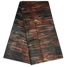 Парча в Гвинейском стиле высокого качества riceh ткань для тиснения baizn riche парчовая кружевная ткань для женщин 5 ярдов/партия L-55