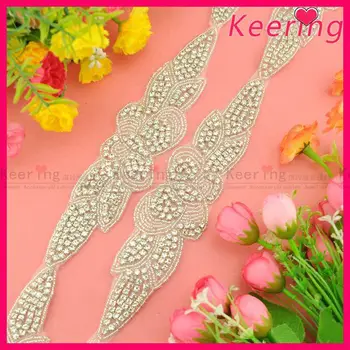 

New Pretty Iron On Patch Rhinestone Applique WRA-701