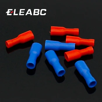 

20pcs Fully Insulated 6.3mm Female Spade Connector 0.5-2.5mm Crimp Terminal New Arrival