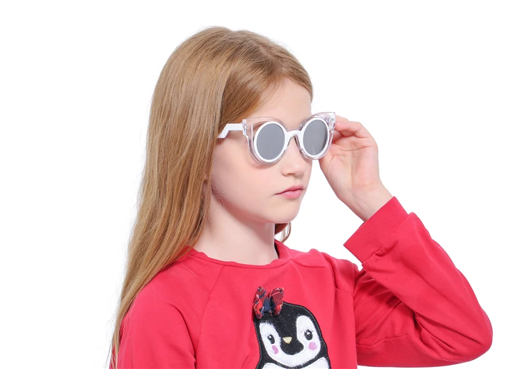 ALIKIAI 2018 Children's Eyewear Girls Sunglasses Summer UV400 Plastic Sun Glasses (8)