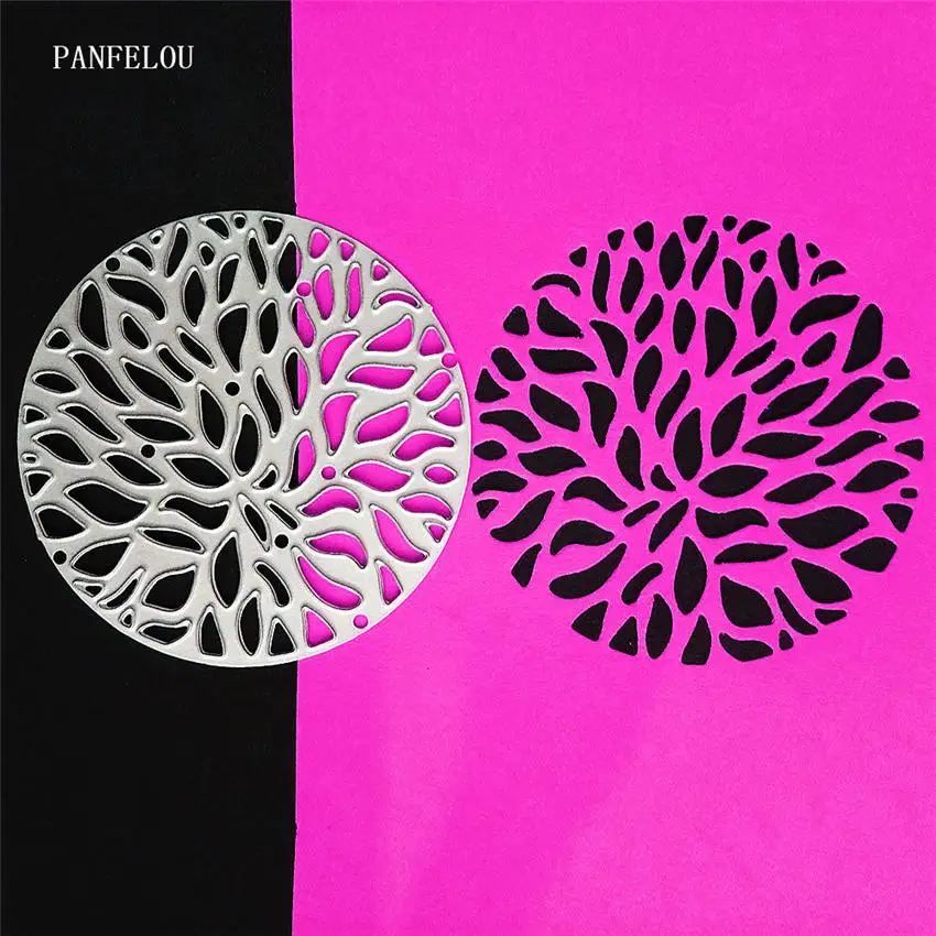 

PANFELOU Leaves the window metal craft paper die cutting dies Scrapbooking/DIY Christmas wedding Embossing mould cards