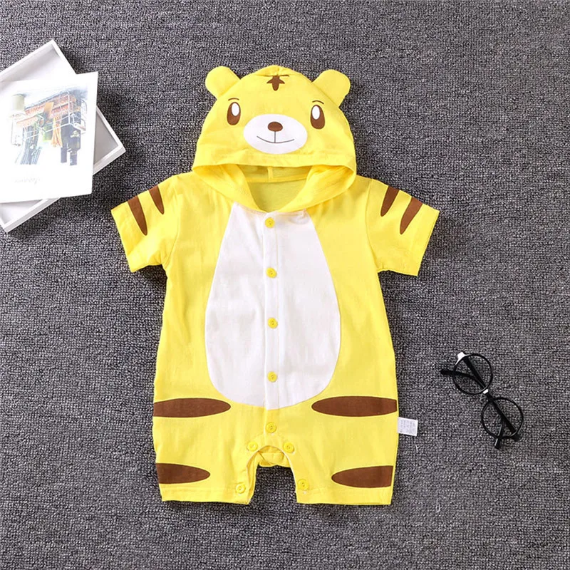 The new fashion cute design Newborn Baby Boy Girls Cartoon Infant Rompers Jumpsuit Outfits Clothes  (10)