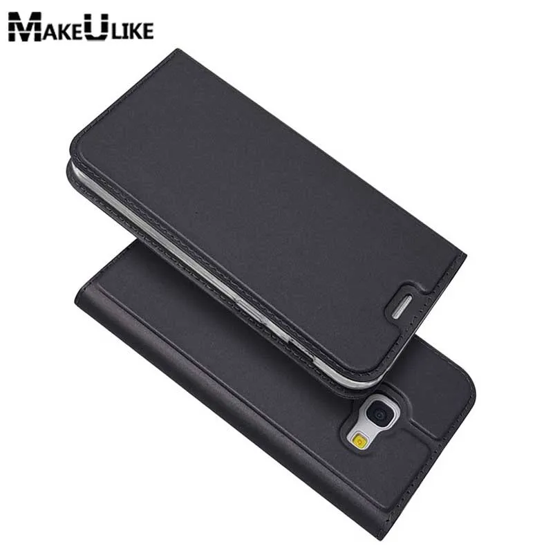 

MAKEULIKE Slim Magnetic Case For Samsung Galaxy A7 2017 A720 A720F Flip Cover PU Leather Mobile Phone Bags Cases