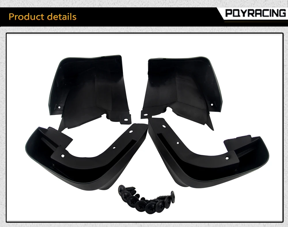 PQY-1 комплект брызговики ЛОСКУТ plash Guard брызговик для Honda Civic 2dr Coupe 2009-2011 передние и задние внешние части PQY-MGF04