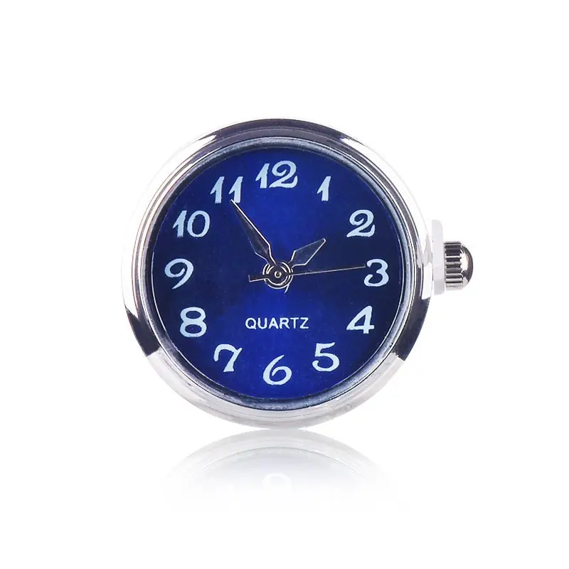 18mm Round Quartz Watch Face Charm Snap Button for Fashion DIY Jewelry Bracelet Bangle New Snap Jewelry