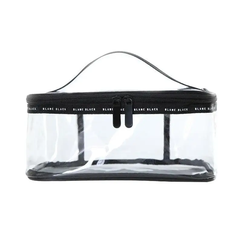 BTLIGE PVC شفافة التجميل أكياس المرأة السفر للماء واضح غسل المنظم الحقيبة الجمال حقيبة مستحضرات تجميل اكسسوارات