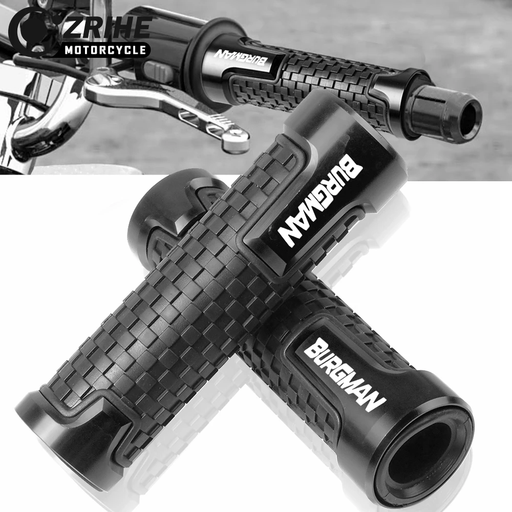 7/8 22 мм новые аксессуары для мотоциклов рукоятка ручки SUZUKI BURGMAN 650 400 125 200 AN650 AN400 AN125
