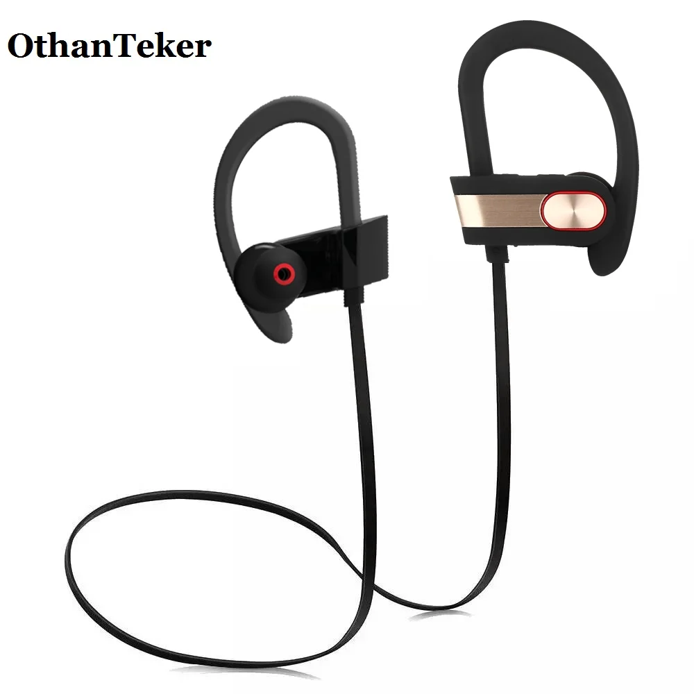 Waterproof Wireless Bluetooth Headphones Stereo Bass Music Earhook