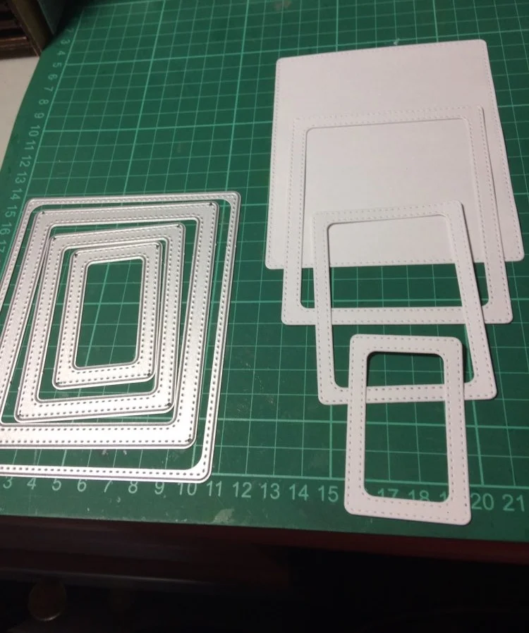 Going сшитые Прямоугольные рамки металлические режущие штампы и прозрачные штампы для изготовления открыток новые для скрапбукинга режущие штампы