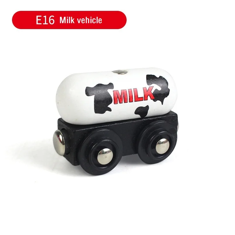 Wood Railway Track Car Magnetic Train Locomotive Toy Trains Accessories Kids Fit Wood Thomase Educational Model  Magnetic Trains 26