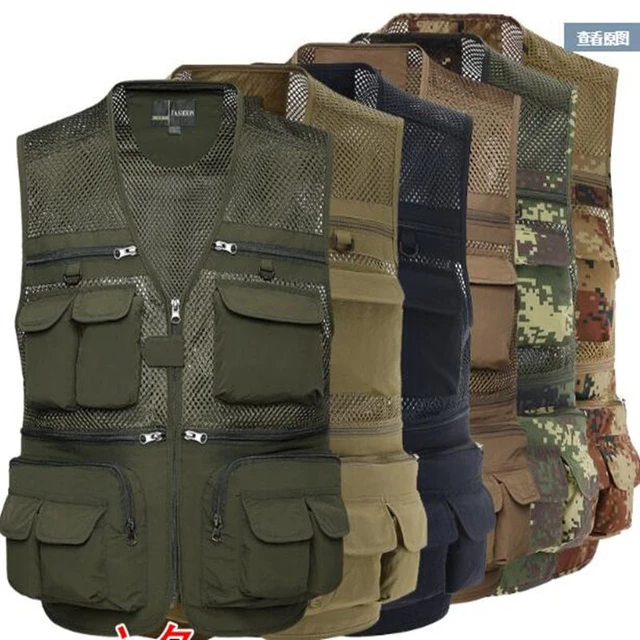 Men's Multifunction Pockets Travels Sports Fishing Vest Outdoor