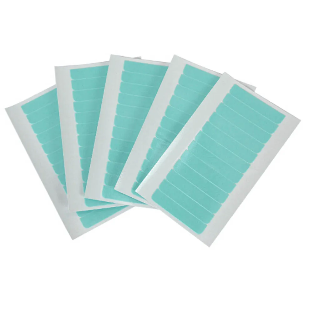 12pcs/sheet 0.8*4CM SUPER HAIR TAPE adhesive Double Side Tapes for Tape Hair Extensions ATTACHING