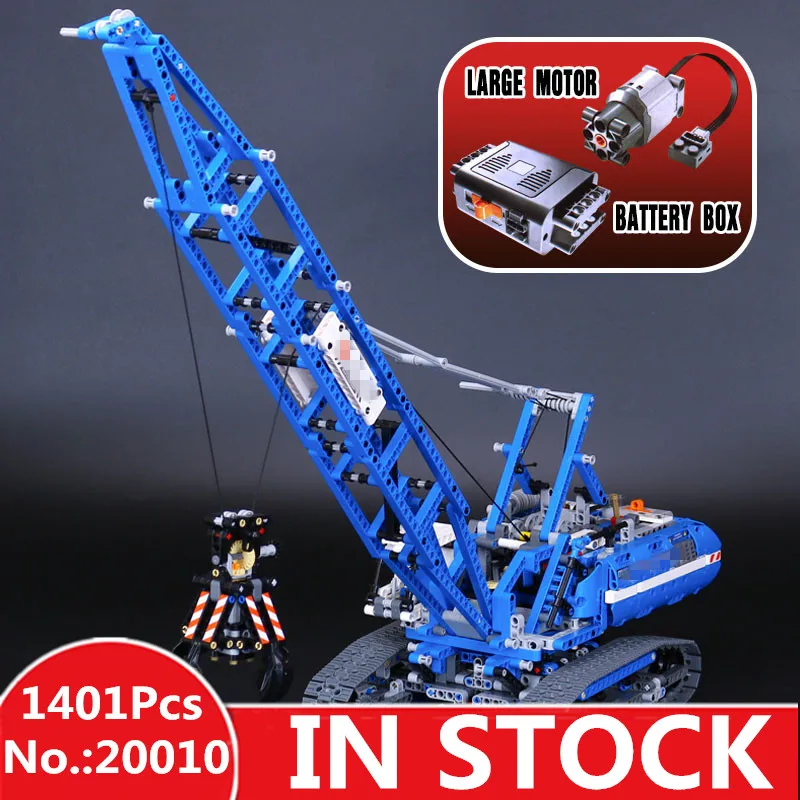

H&HXY MOC 20010 New 1401Pcs Genuine Technic Mechanical The Crawling Crane Set Building Blocks Bricks Educational Toys
