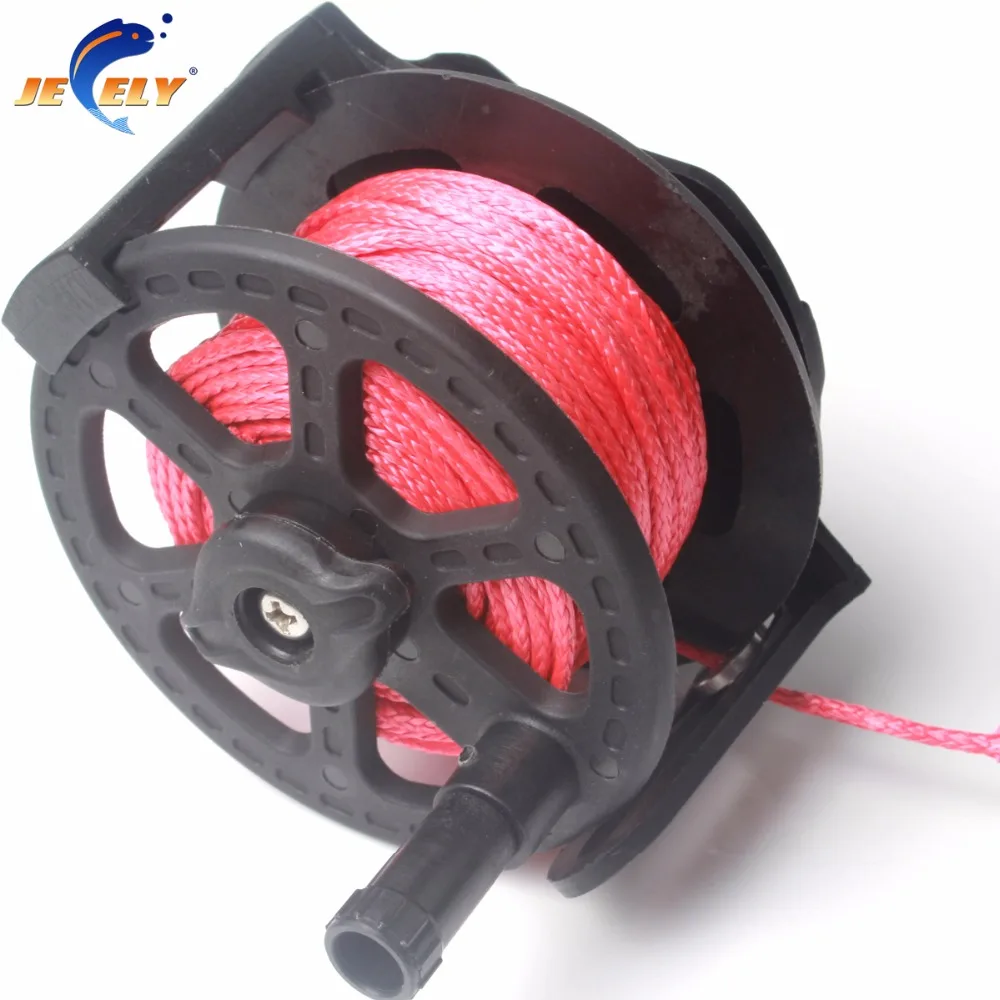 Wooden or Metal Spearfishing Reel With 30M/50M Spectra Line