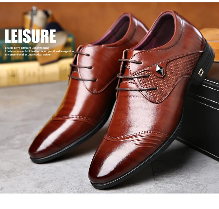 Cosidram модные Разделение Кожаные модельные туфли Обувь для Мужская деловая обувь Острый носок Обувь шнурованная для женщин свадебное Бизнес Обувь мужской brm-957