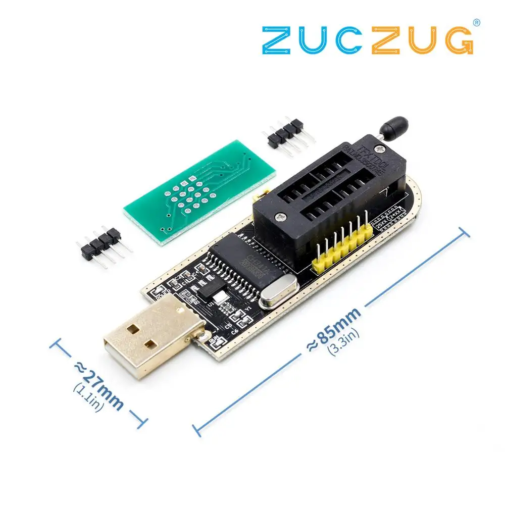 USB программатор CH341A CH341 24 25 серия EEPROM Flash BIOS с программным обеспечением и