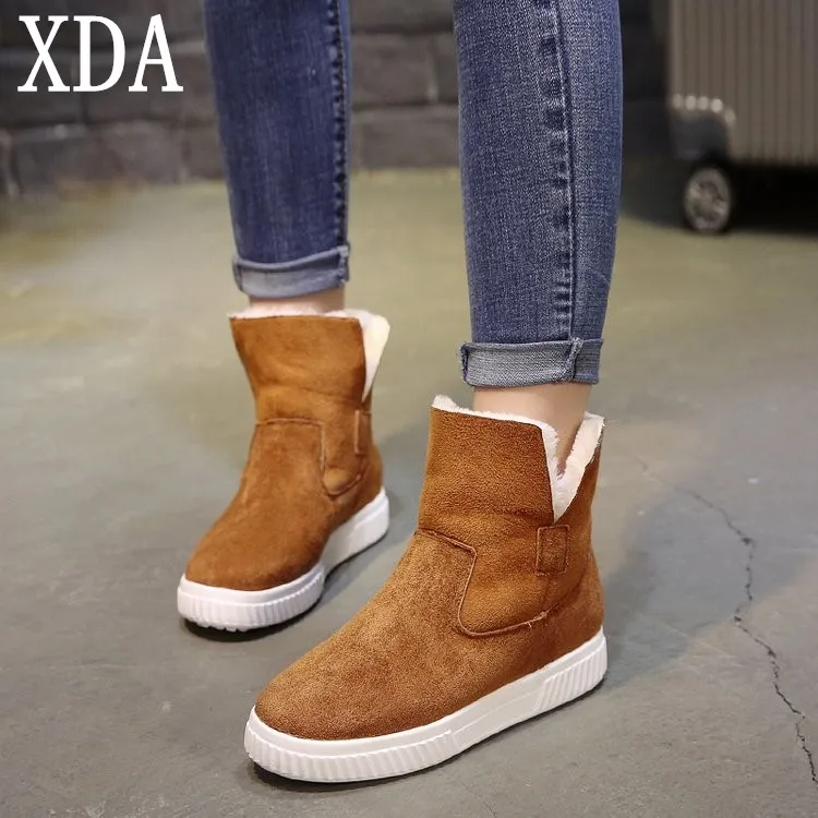 casual winter ankle boots