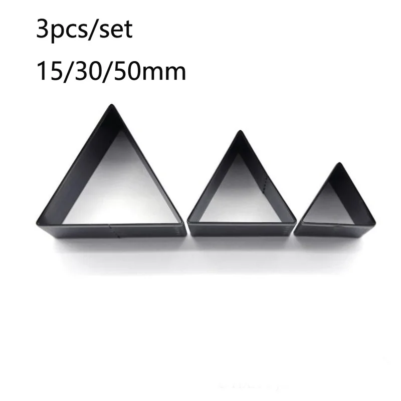 

3pcs/set Rule Die Cut Steel Punch Rule Cut Triangle Cutting Mold Wood Dies Cutter Punch Tool for Leather Crafts Dia 10-100mm