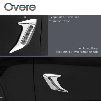 

Overe 1PC Car Hood Side Vents Stickers Shark Gills Styling For Mercedes W205 W203 Volvo XC90 S60 XC60 V40 Alfa Romeo 159 156
