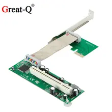 PCI-E PCI express для PCI кабель адаптера mini pcie x1 для x16 riser card для bitcoin miner