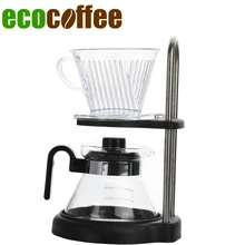 V60 Кофе капельного набор кафе сервер Пластик dripper создание Американский Кофе Maker