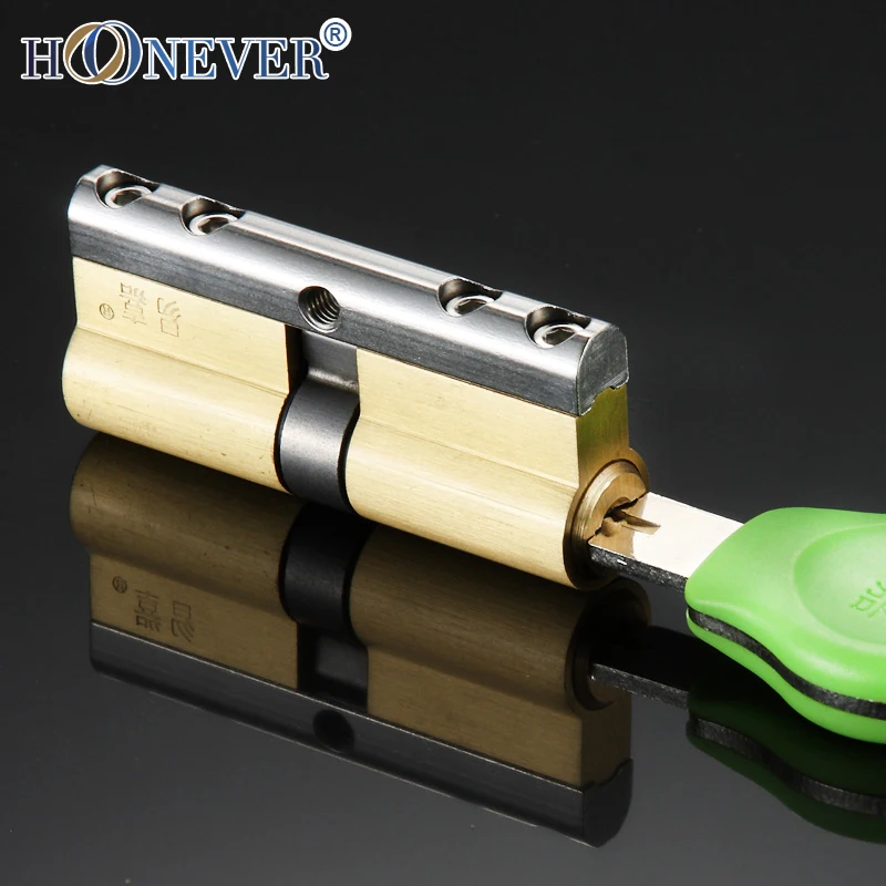 6 keys C Grade Copper Core Anti theft door Locks Cylinder Security