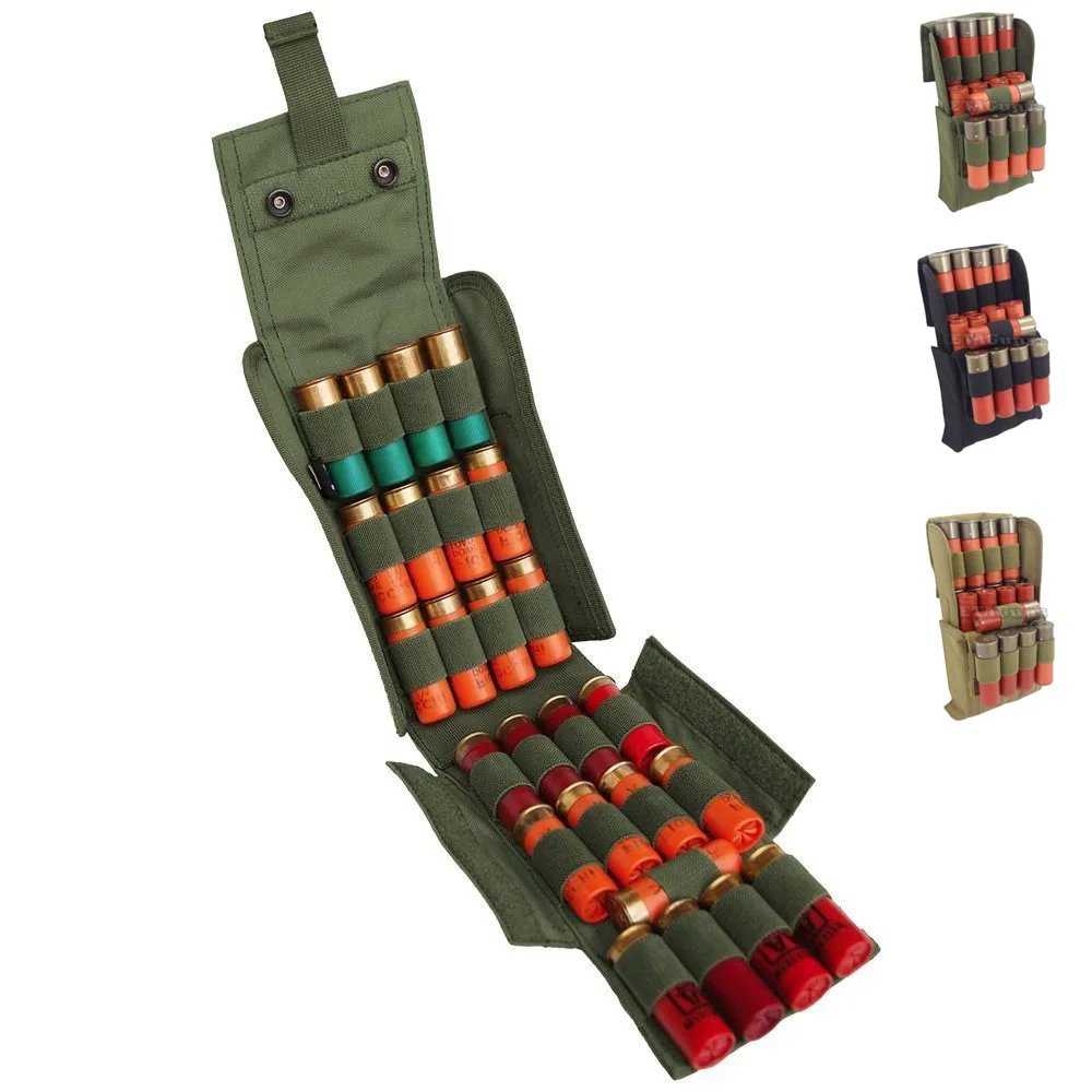 

Tactical Molle Magazine Pouch MOLLE PALS 25 Round 12 Gauge Shells Shotgun Reload Magazine Pouch