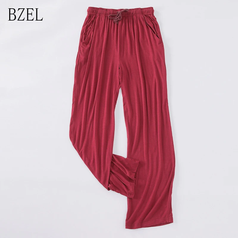 BZEL جديد الربيع و الخريف الصلبة طويلة السراويل النساء مشروط ملابس خاصة المنزل السراويل النوم قيعان بيجامة السراويل سراويل فضفاضة كبيرة ساحة ... BZEL جديد الربيع و الخريف الصلبة طويلة السراويل النساء مشروط ملابس خاصة المنزل السراويل النوم قيعان بيجامة السراويل سراويل فضفاضة كبيرة ساحة ...