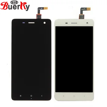 

BKparts 5pcs For Xiaomi Mi 4 Mi4 M4 LCD Display Touch Screen LCD Screen Glass Digitizer Complete Assembly Replacement