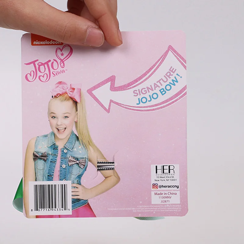 Jojo Siwa бант Grosgrain ленты с красивыми бантиками шикарные блестящие стразы заколки