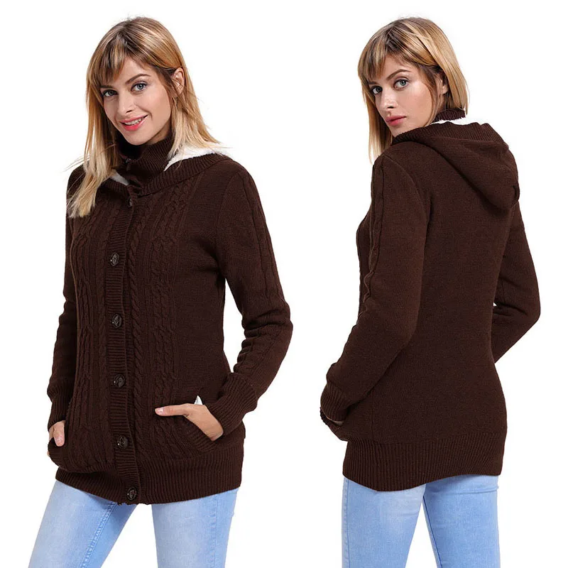 Brown-Long-Sleeve-Button-up-Hooded-Cardigans-LC27652-17-8