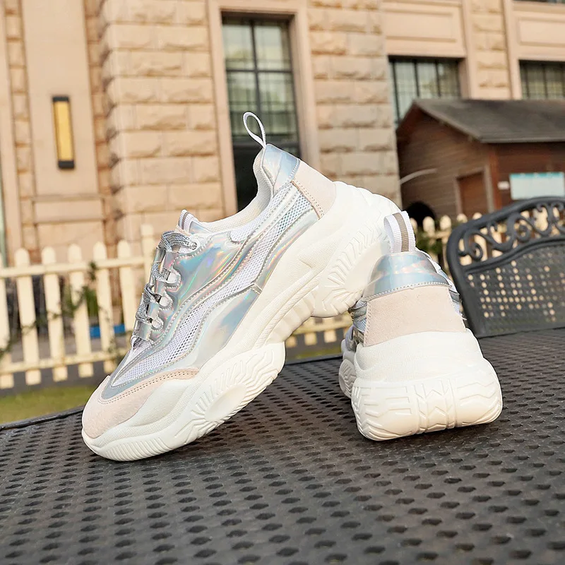 

2019 summer new style simple and colorful casual shoes women comfortable versatile mesh breathable flat shoes