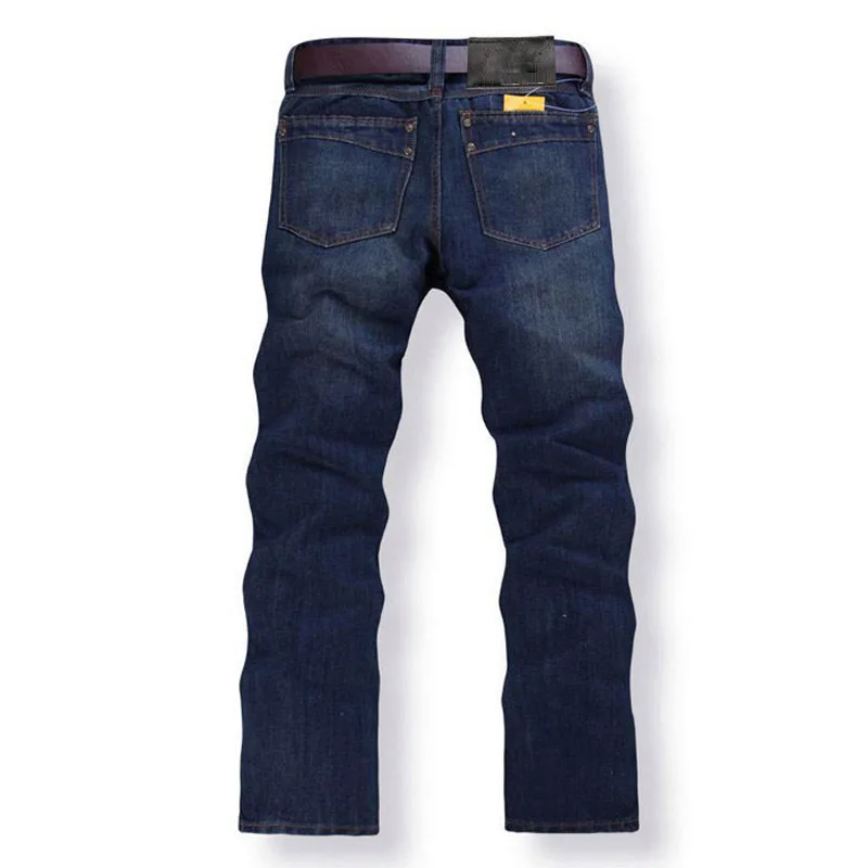 2018 Spring and Autumn new Large size jeans Male Loose Straight waist trousers Large Pocket Casual pants Size 28-42 44 46 48