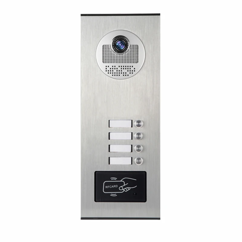 JERUAN METAL Outdoor camera doorphone video door phone Apartment RFID camera C4D-4V FREE SHIPPING JERUAN METAL Outdoor camera doorphone video door phone Apartment RFID camera C4D-4V FREE SHIPPING