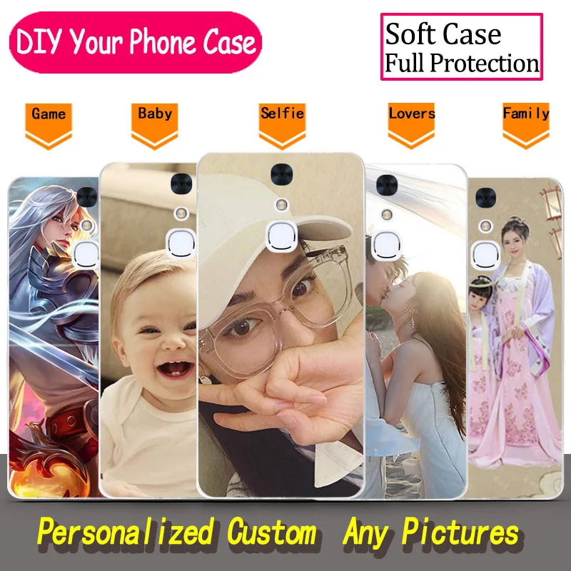 Custom DIY Photo Phone Case For TCL 750 Soft Silicone Image Bag Pictures Unique Design Protective |
