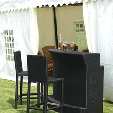 Уличный барный стол и 2 стула б/у мебель для ночного клуба