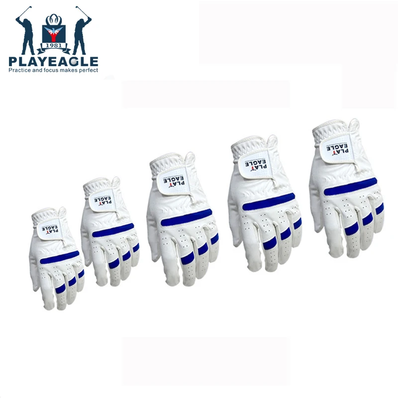

PLAYEAGLE 5pcs/lot Breathable Soft Left Hand Golf Gloves Breathable Anti-slip Nano Left Hand Outdoor Sport Glove for Men
