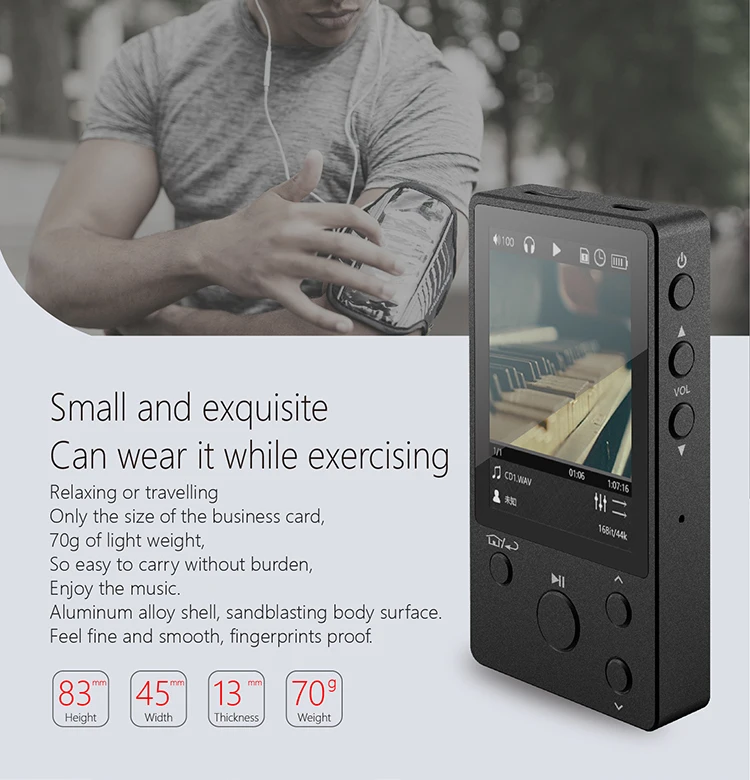 XDuoo NANO D3 High Fidelity Lossless музыка DSD HIFI Mp3 плеер DAP дешевле, чем xDuoo X3 X10 X10T