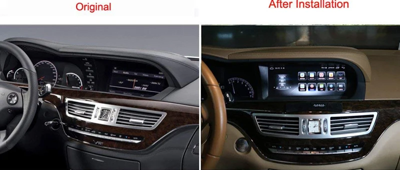 Discount Mercedes W221 Android Autoradio bluetooth 4G RAM  for Ben z S Class S280 S320 S350 S400 S5 AMG 2005-2013 7