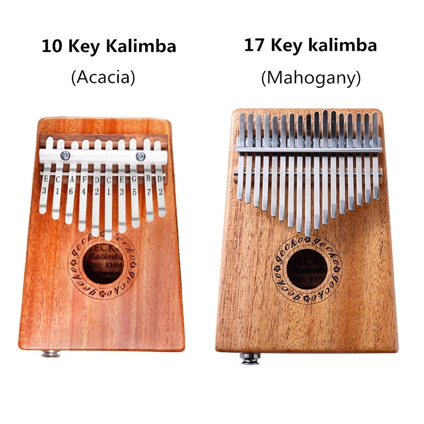 JDR Kalimba Mbira Sanza 10 17 клавиш EQ разъем красного дерева «пианино для больших пальцев» карманный размер поддерживающая сумка клавиатура музыкальный инструмент - Цвет: 10 Key Kalimba