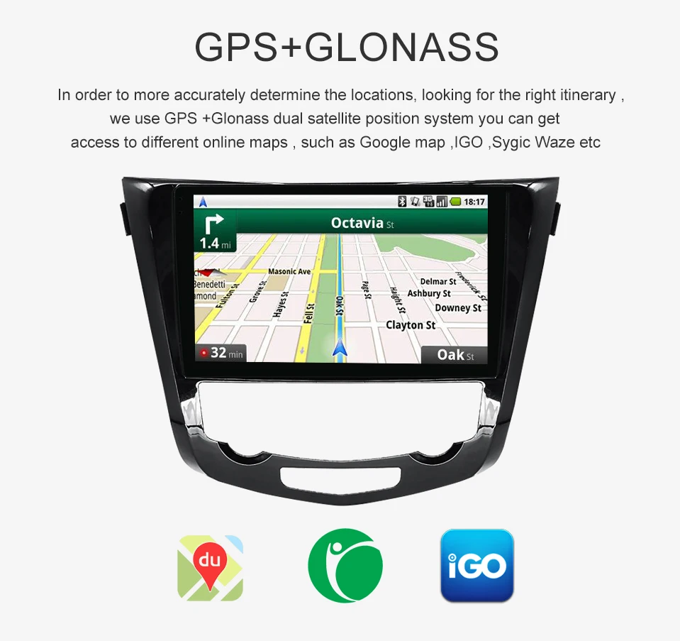 Clearance 10.1" 4GB&64GB DSP Music Touch Screen GPS Navi Wifi Bluetooth For Nissan X-Trail 2014+ Rear Camera OBD Video Out Car Radio 5