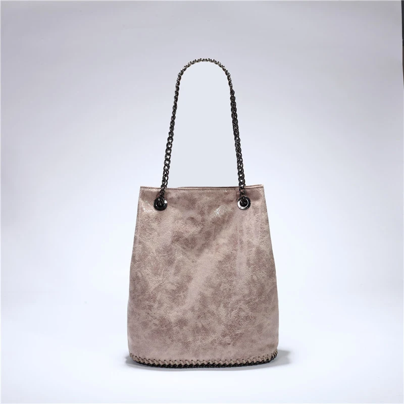 

Newest European and American Style PVC Women Shoulder Bag Famous Brand Design Bucket Bag Bling Handbag Fashion Lady Totes Blosa