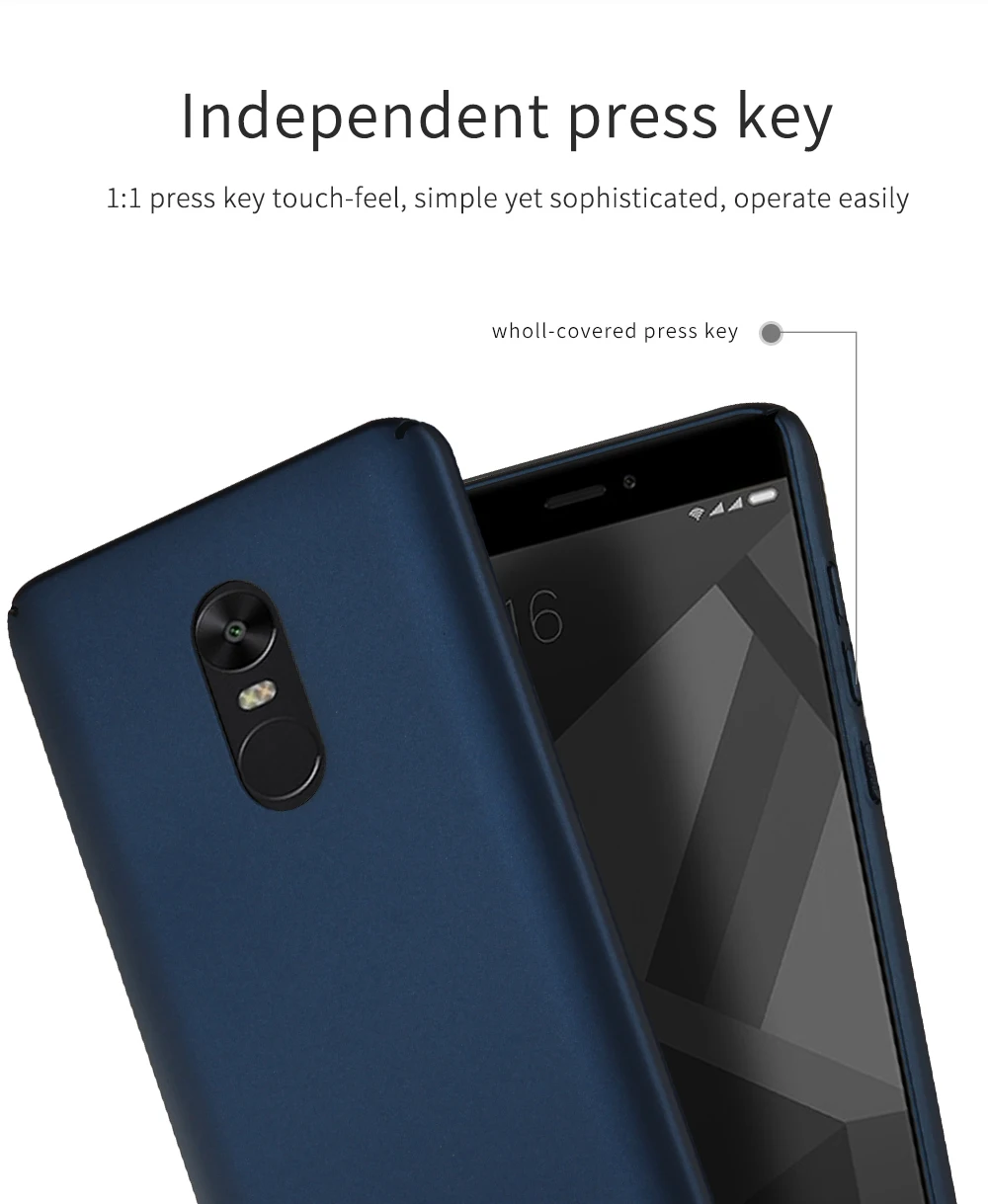 Для Xiaomi Redmi Note 4X3 GB чехол жесткий чехол из Пластика ПК Redmi Note4X 3 ГБ+ 32 ГБ Кристальный чехол противоударный защитный экран